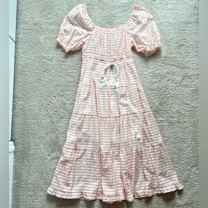 Moon River tiered maxi dress